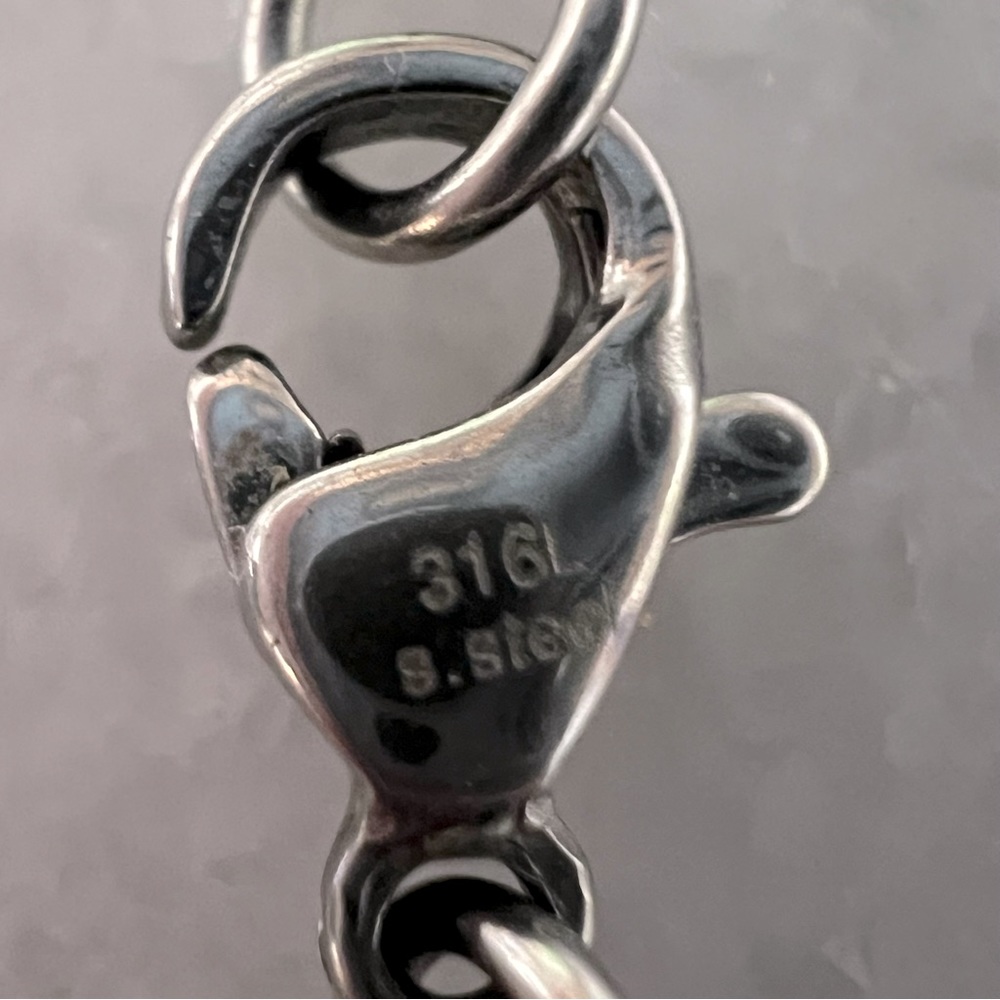 Fossil Coral Silver Pendant Necklace - Picture 9 of 10